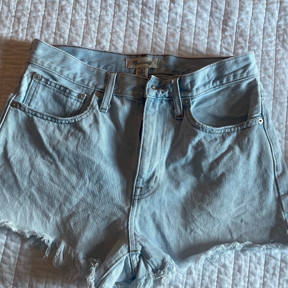 Relaxed Denim Shorts Madewell, Size 16